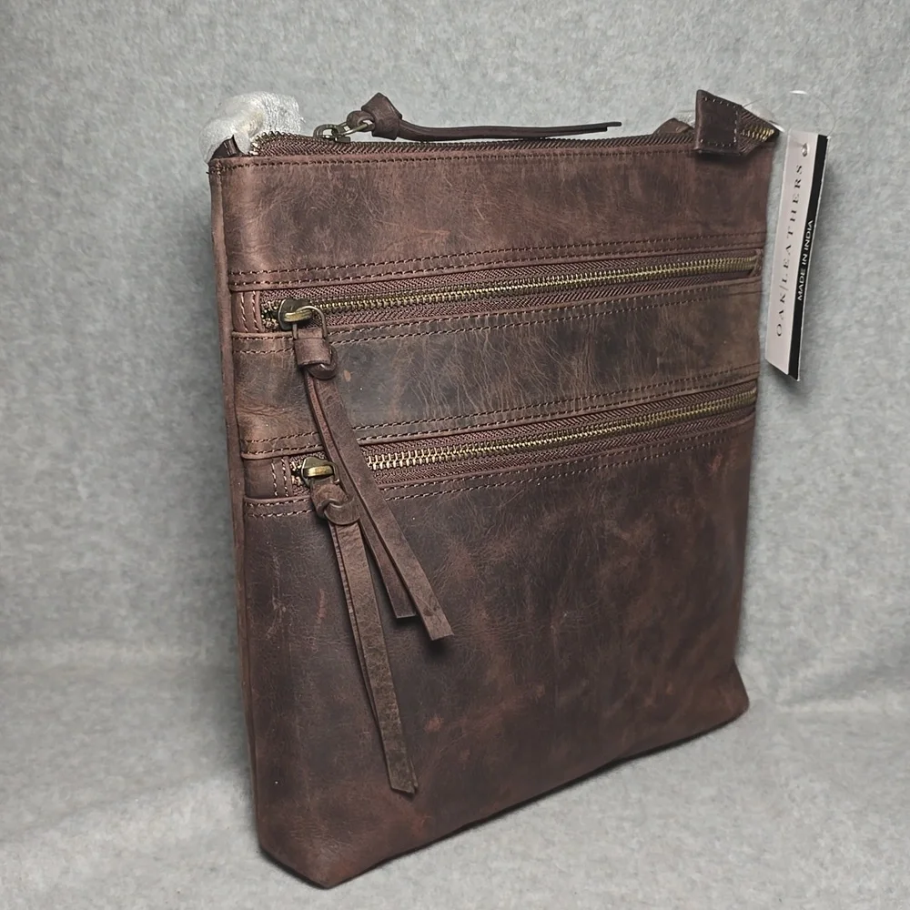 Oak Leathers Crossbody Bag NWT